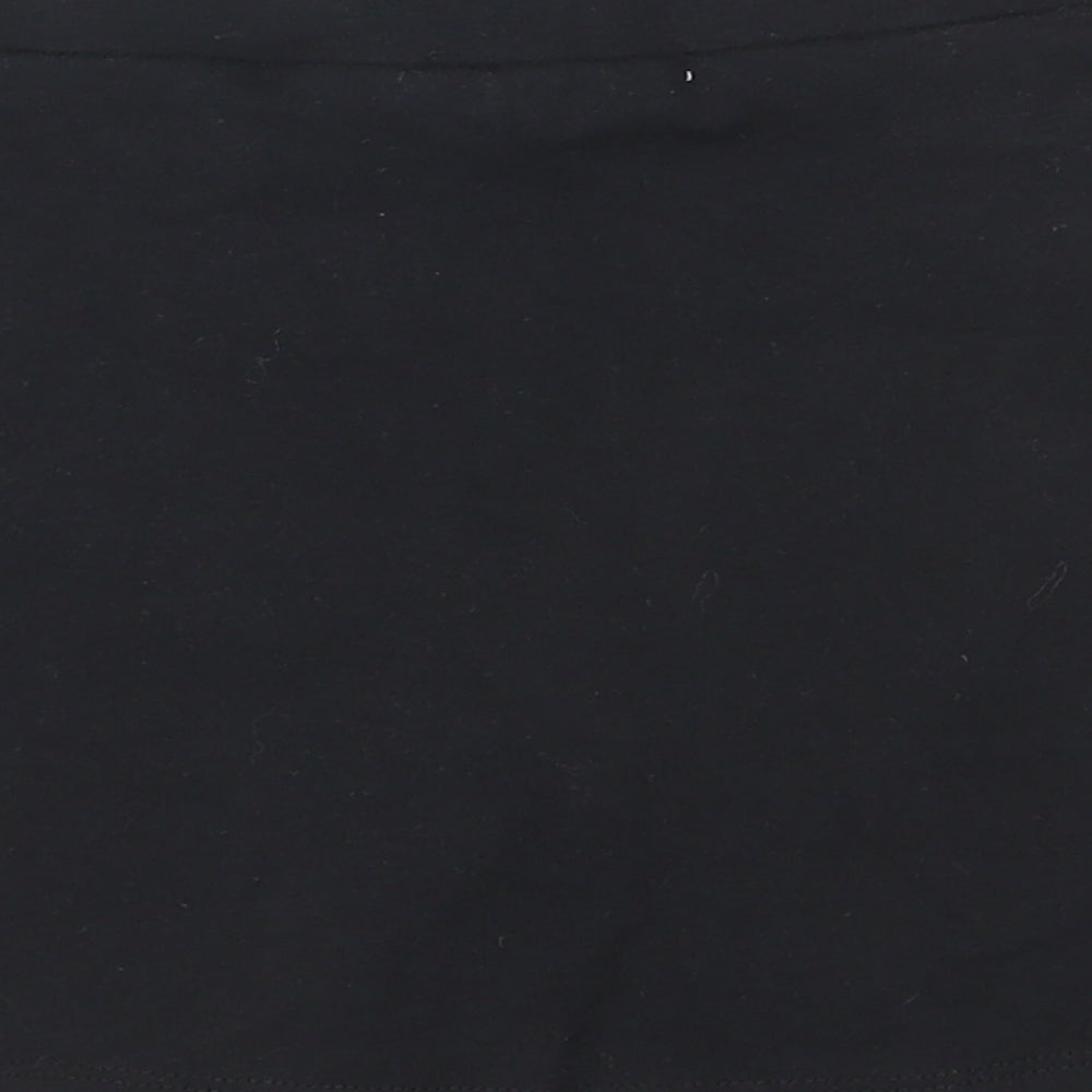 Brand and care label for Marks & Spencer girls’ black a-line skirt, size 6-7, years