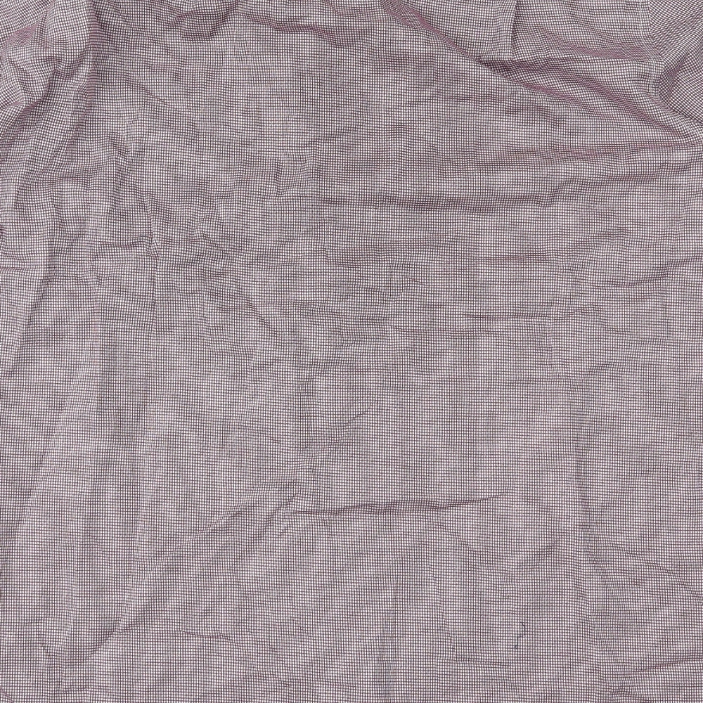Marks and Spencer Mens Red Button-Up Size 44