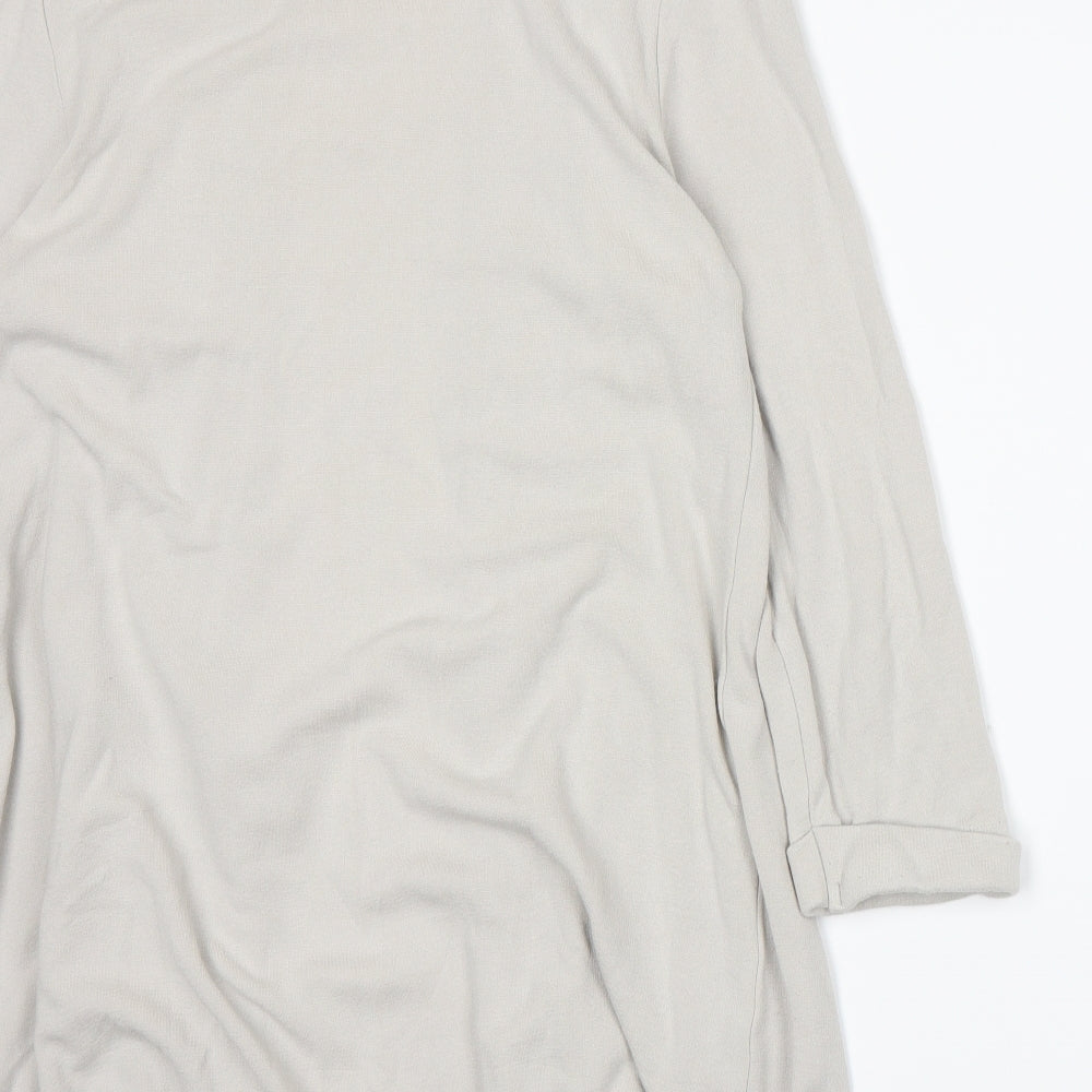 Brand and care label for Wallis women’s grey jacket, size M