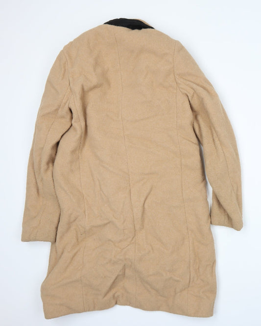 New Look Womens Beige Overcoat Coat Size 10