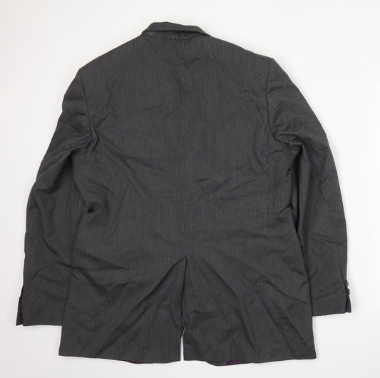 George Mens Grey Jacket Suit Jacket Size L