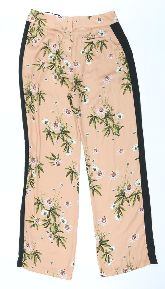 Topshop Womens Beige Trousers Size 10 L31 in