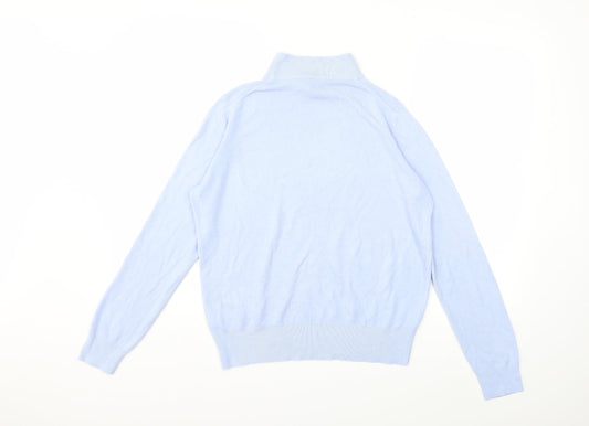 Marks and Spencer Womens Blue Knit Pullover Jumper Size 14