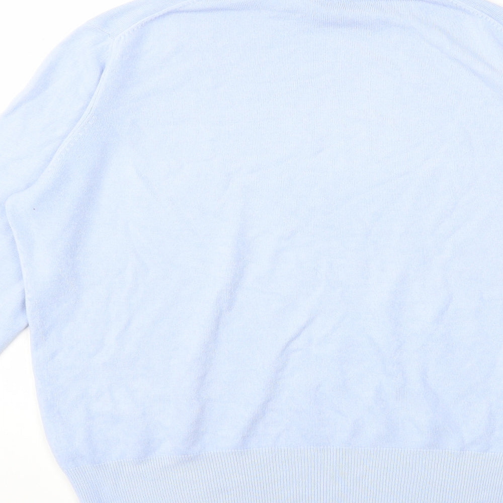 Marks and Spencer Womens Blue Knit Pullover Jumper Size 14