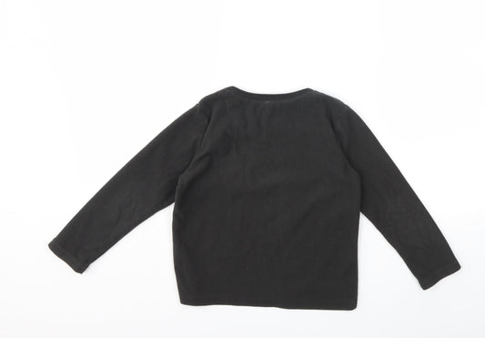 Primark Boys Grey Fleece Pullover Sweatshirt Size 5-6 Years