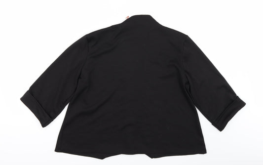C.M.D Womens Black Jacket Size 18
