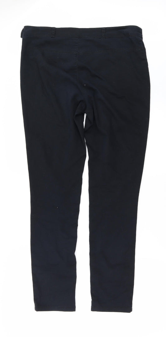 Dorothy Perkins Womens Black Trousers Size 14 L30 in
