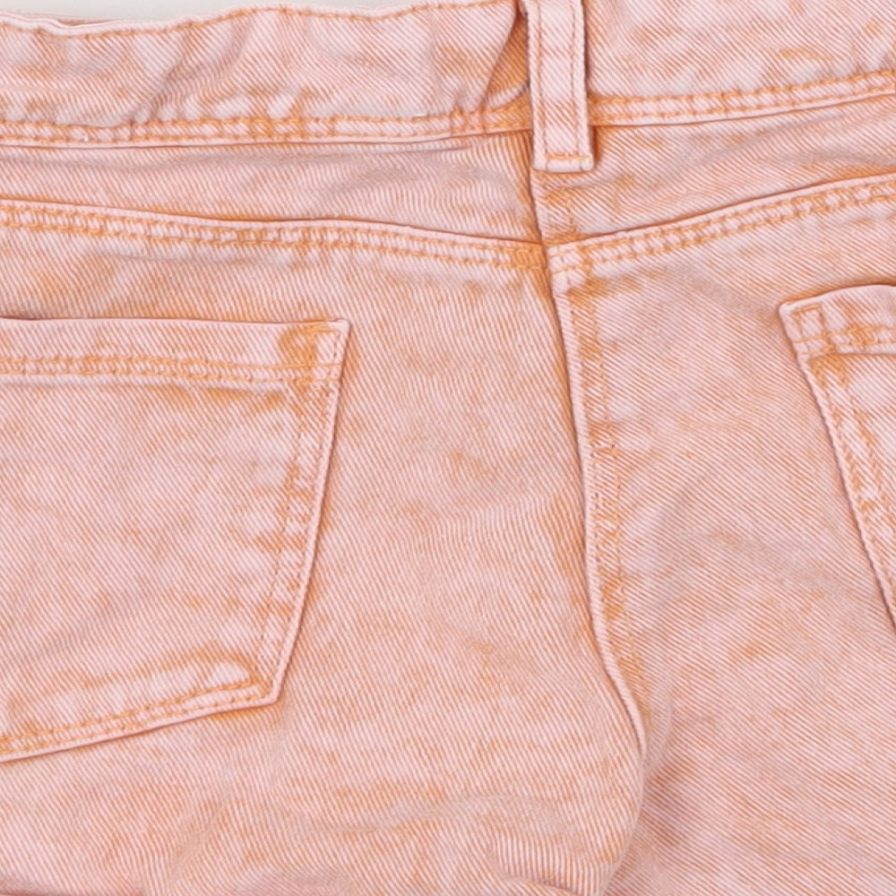 NEXT Girls Pink Denim Hot Pants Shorts Size 12 Years