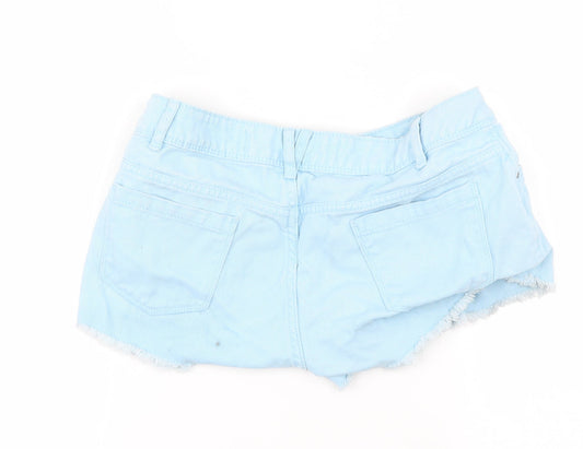 denim co Womens Blue Cut-Off Shorts Size 8