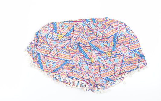 trend up Womens Multicoloured Cut-Off Shorts Size S