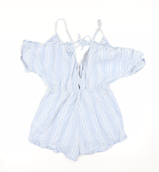 Preworn Womens Blue Jumpsuit One-Piece Size S