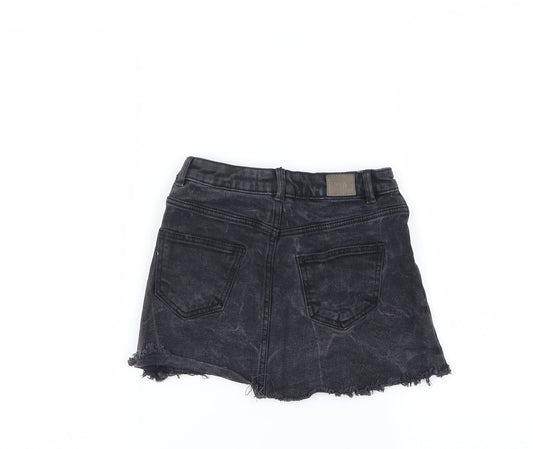 Zara Womens Black A-Line Skirt Size 6