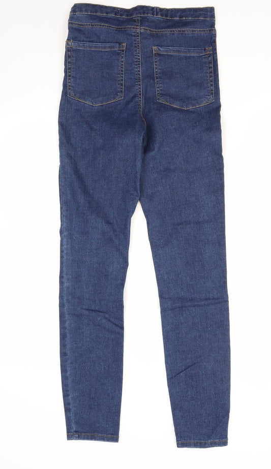 Primark Womens Blue Denim Skinny Jeans Size 8 L28 in