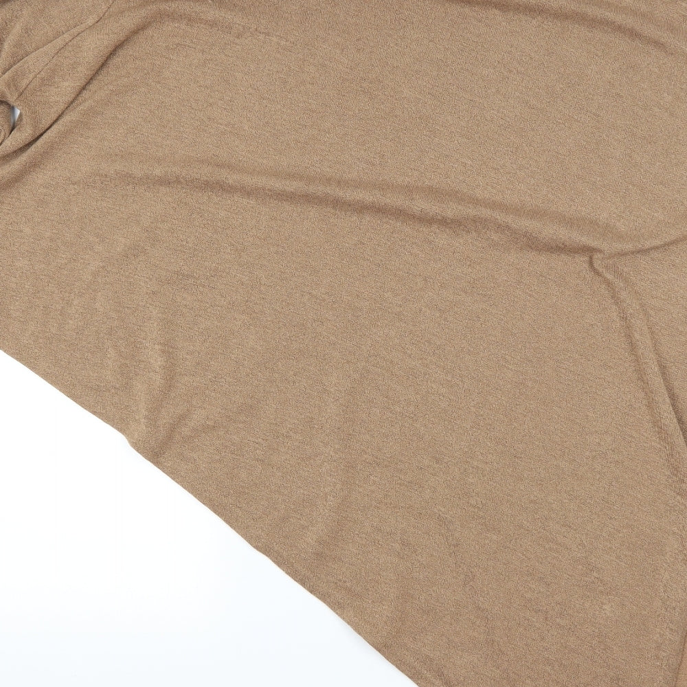 Brand and care label for AX women’s beige jumper, size UK 12