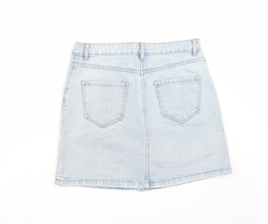 Newlook Womens Blue A-Line Skirt Size 10