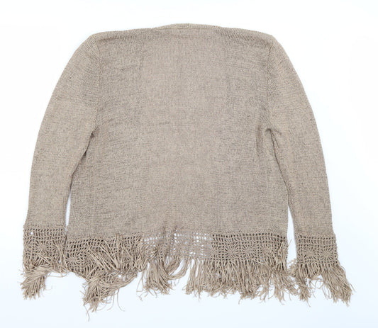 Filati Womens Brown Cardigan Jumper Size XL