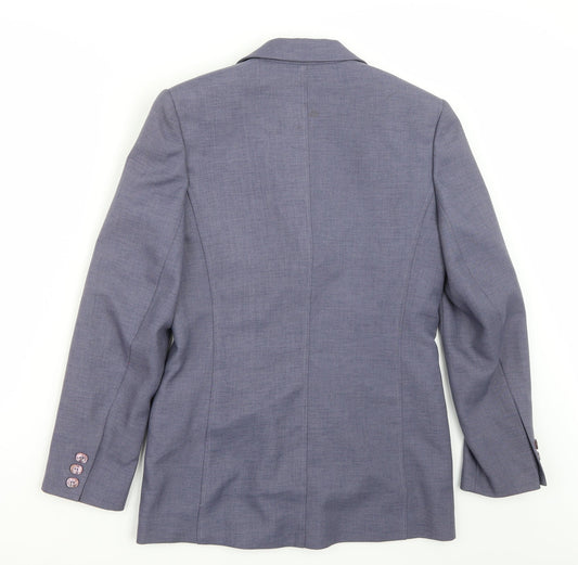 Autonomy Womens Purple Jacket Blazer Size 10