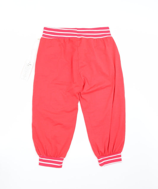 Geva moda Womens Pink Sweatpants Trousers Size 2XL L21 in