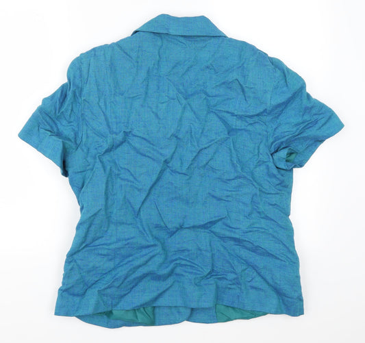 Dorothy Perkins Womens Blue Jacket Size 18