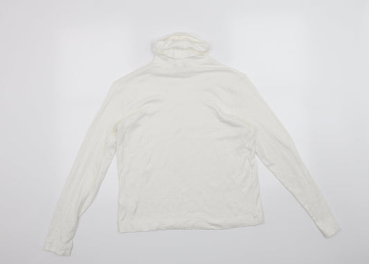 RESERVED Womens White Pullover Jumper Size L