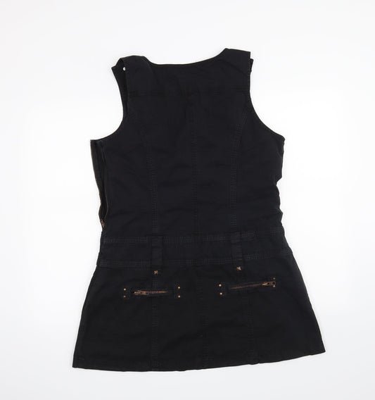 Hep Womens Black A-Line Size M
