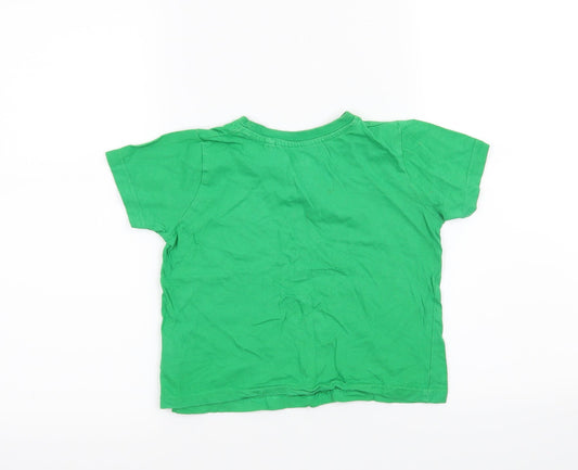 Batman Boys Green Basic T-Shirt Size 2-3 Years