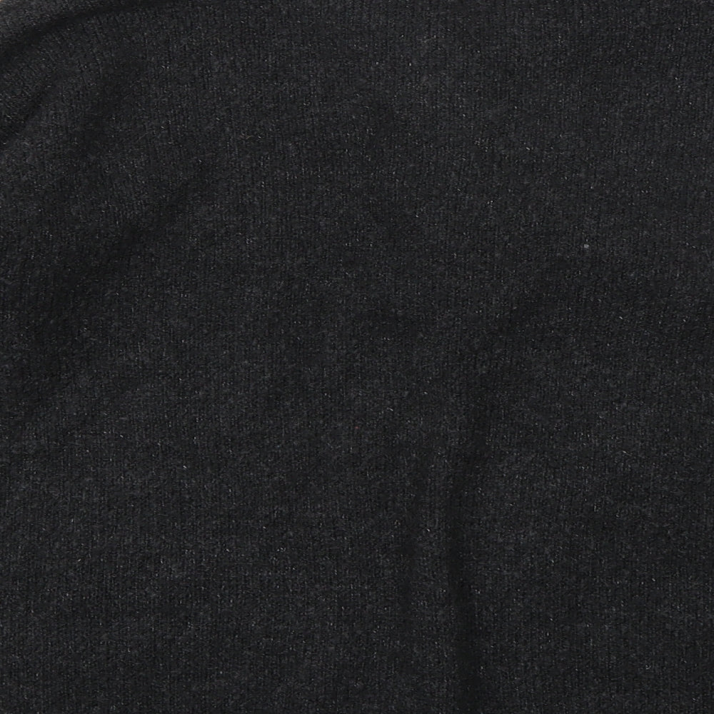 Brand and care label for Lottie women’s grey knit jumper, size UK 12