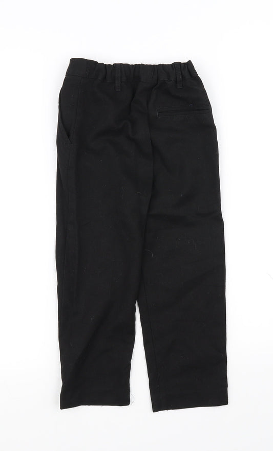 Preworn Boys Black Dress Pants Trousers Size 4-5 Years