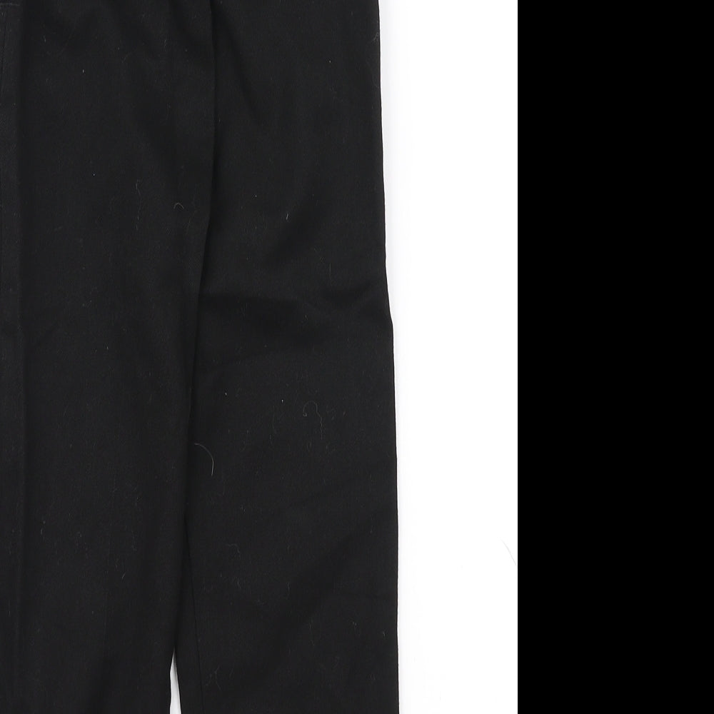 Brand and care label for Preworn boys’ black dress pants trousers, size 4-5, years