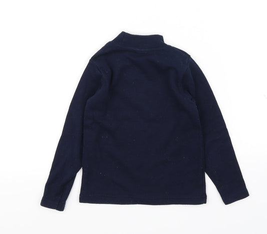 Preworn Boys Blue Pullover Jumper Size 4 Years