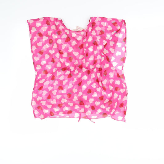 Girl 2 Girl Girls Multicoloured Polka Dot Kaftan Size 3-4 Years