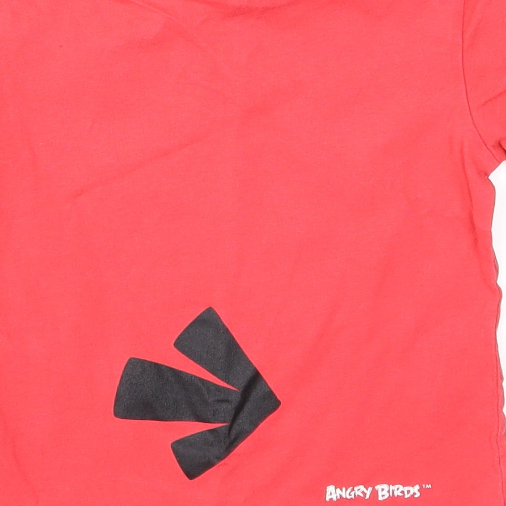 H&M Boys Red Basic T-Shirt Size 2-3 Years