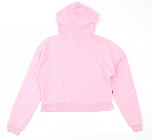 Topshop Womens Pink Pullover Hoodie Size 6
