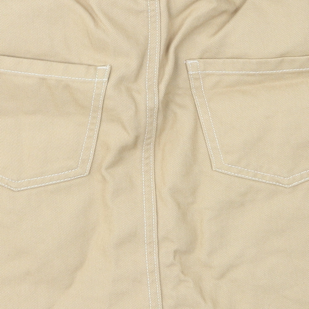 denim Co Womens Brown A-Line Skirt Size 12