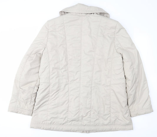 Anna rose Womens Beige Jacket Coat Size L