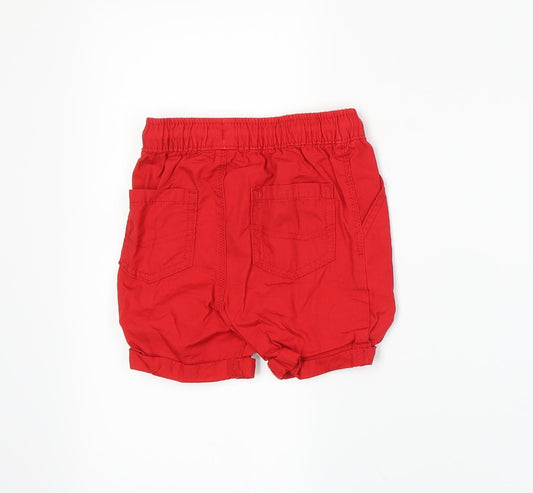 George Boys Red Chino Shorts Size 2-3 Years