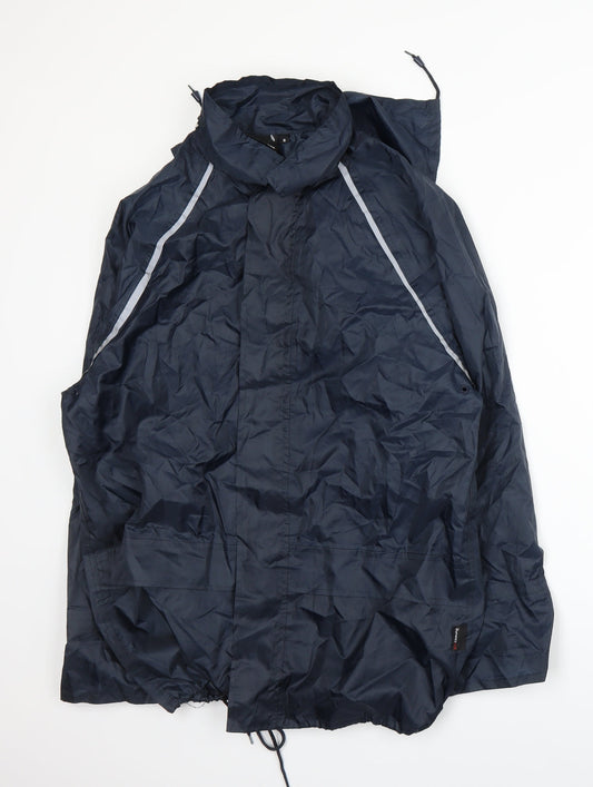 Pro Climate Mens Blue Rain Coat Coat Size S