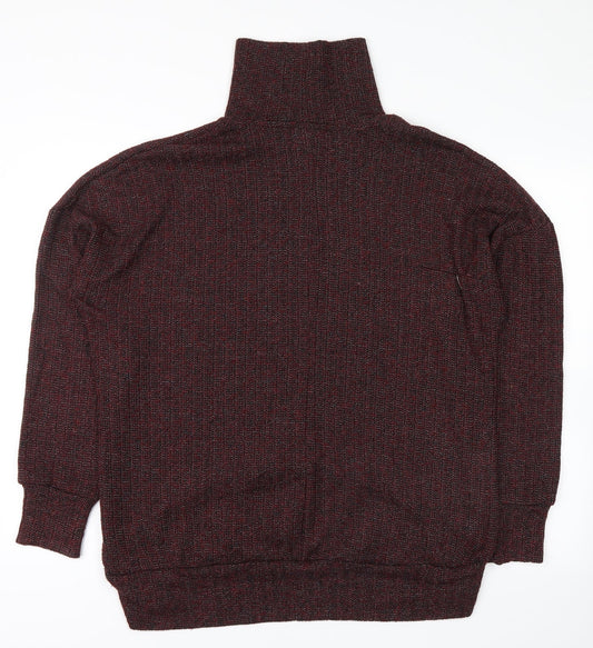 Topshop Womens Red Pullover Jumper Size 14