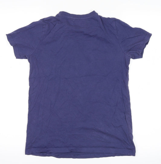 F&F Boys Blue Basic T-Shirt Size 11 Years - shark