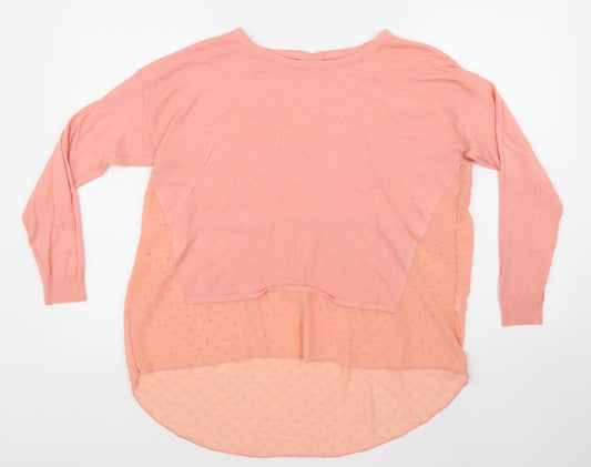 Bonmarché Womens Pink Basic Blouse Size M