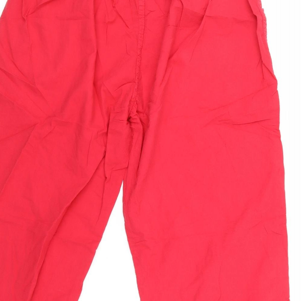 eliane Womens Red Mom Shorts One Size