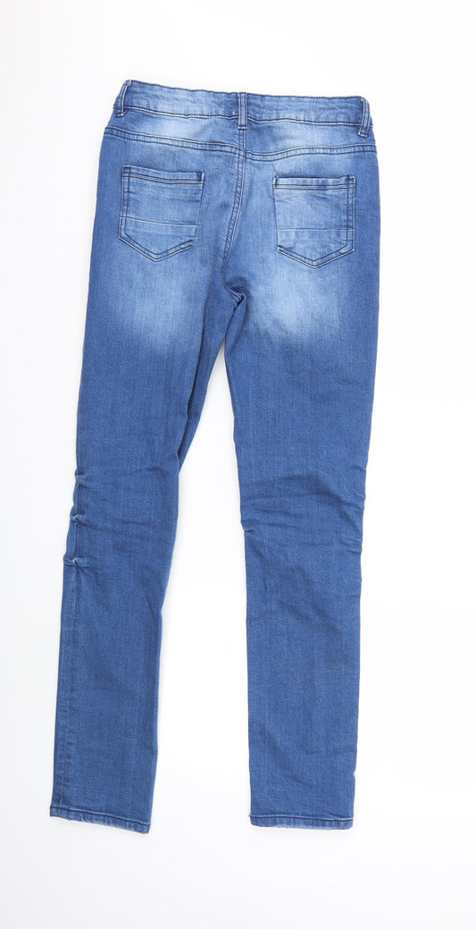Denim & Co. Girls Blue Denim Skinny Jeans Size 12 Years