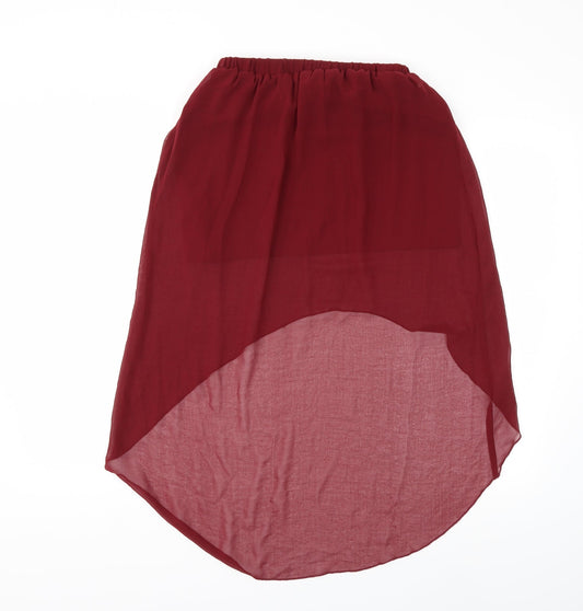 New Look Girls Red Tulip Skirt Size 13 Years