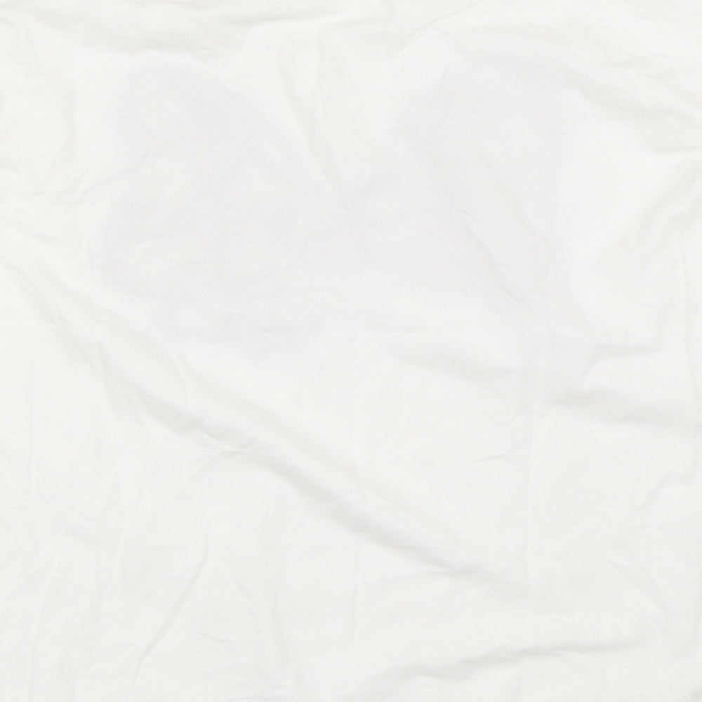 Disney Womens White Pullover Sweatshirt Size 10