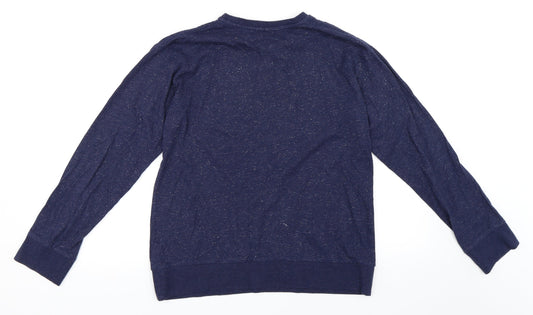 George Girls Blue Solid Top Pyjama Top Size 13-14 Years