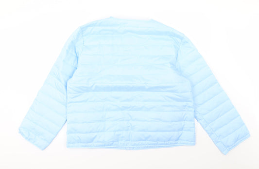 Margaux Womens Blue Jacket Size 16