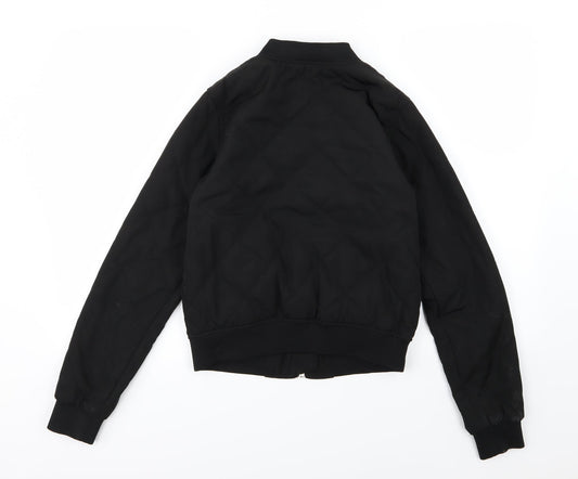 Cubus Womens Black Argyle/Diamond Jacket Size XS