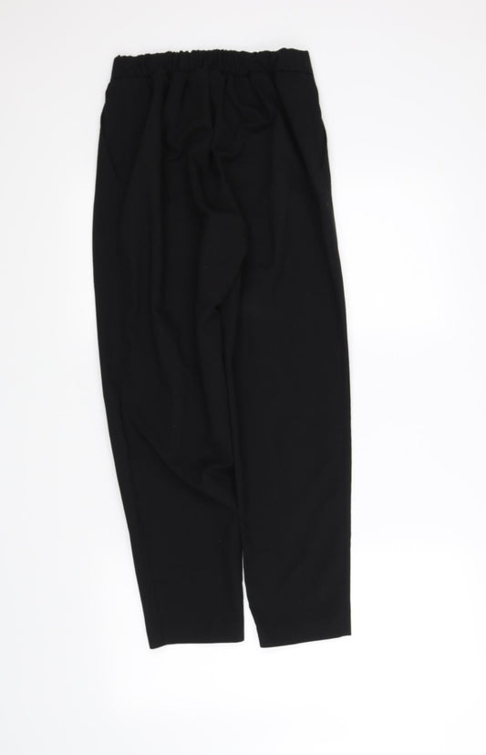 pullbear Womens Black Trousers Size S L24 in