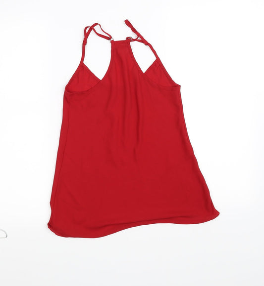 costume Womens Red Basic Blouse Size S