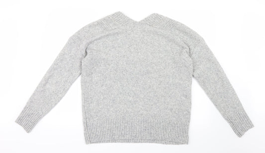 NEXT Womens Grey Knit Pullover Jumper Size M